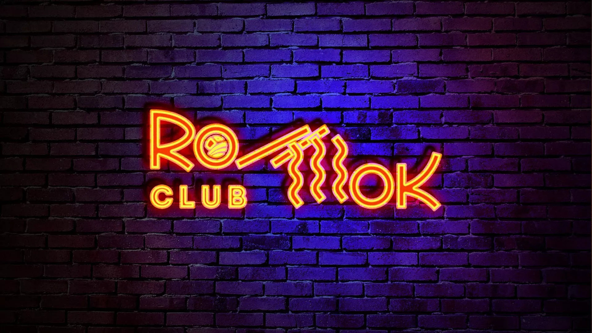 Разработка интерьерной вывески суши-бара «Roll Wok Club» в Осе